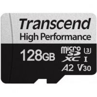 (TS128GUSD330S) Флеш карта microSD 128GB Transcend microSDXC Class 10 UHS-I U3, High Performance, V3