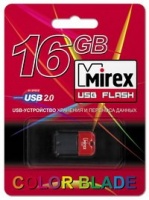 (13600-FMUART16) Флеш накопитель 16GB Mirex Arton, USB 2.0, Красный