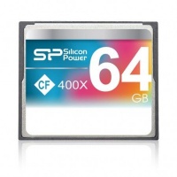 (SP064GBCFC400V10) Флеш карта CF 64GB Silicon Power, 400X
