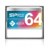 (SP064GBCFC400V10) Флеш карта CF 64GB Silicon Power, 400X
