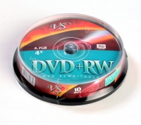 (VSDVDPRWCB1001) Диск DVD+RW VS 4.7 Gb, 4x, Cake Box (10), (10/200) (20632)