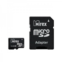 (13613-AD10S128) Флеш карта microSD 128GB Mirex microSDXC Class 10 UHS-I (SD адаптер)