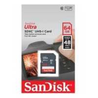 (SDSDUNR-064G-GN3IN) Флеш карта SD 64GB SanDisk SDXC Class 10 UHS-I U1 Ultra 100MB/s