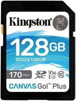 (SDG3/64GB) Флеш карта SD 64GB Kingston SDXC Class 10 UHS-I U3 V30 Canvas Go Plus 170MB/s