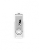 (13600-FMUSWT64) Флеш накопитель 64GB Mirex Swivel, USB 2.0, Белый