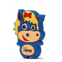 (13600-KIDBHS08) Флеш накопитель 8GB Mirex Horse, USB 2.0, Синий