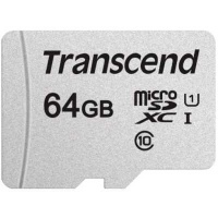 (TS64GUSD300S) Флеш карта microSD 64GB Transcend microSDXC Class 10 UHS-I U1, (без адаптера), TLC (TS64GUSD300S) Флеш карта microSD 64GB Transcend microSDXC Class 10 UHS-I U1, (без адаптера), TLC