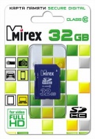 (13611-SD10CD32) Флеш карта SD 32GB Mirex SDHC Class 10 (13611-SD10CD32) Флеш карта SD 32GB Mirex SDHC Class 10