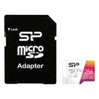 (SP256GBSTXBV1V20SP) Флеш карта microSD 256GB Silicon Power Elite A1 microSDXC Class 10 UHS-I U3 100