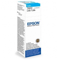 (C13T66424A) Контейнер EPSON T6642 с голубыми чернилами для L100/L110/L210/L300/L355