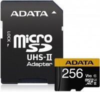 (AUSDX256GUII3CL10-CA1) Флеш карта microSD 256GB A-DATA Premier ONE microSDXC Class 10 UHS-II U3 V90