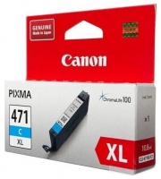 (0347C001) Картридж Canon CLI-471XL C голубой, увеличенной емкости (CLI-471XL C) (0347C001) Картридж Canon CLI-471XL C голубой, увеличенной емкости (CLI-471XL C)