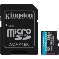 (SDCG3/256GBSP) Флеш карта microSD 256GB Kingston microSDXC Class 10 UHS-I U3 V30 Canvas Go Plus 170