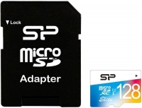 (SP128GBSTXBU1V21SP) Флеш карта microSD 128GB Silicon Power Elite microSDHC Class 10 UHS-I (SD адапт