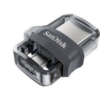 (SDDD3-032G-G46) Флеш накопитель 32GB SanDisk Ultra Android Dual Drive OTG, m3.0/USB 3.0, Black