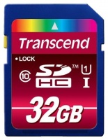 (TS32GSDHC10U1) Флеш карта SD 32GB Transcend SDHC Class 10 UHS-1 Ultimate