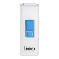 (13600-FMUWST08) Флеш накопитель 8GB Mirex Shot, USB 2.0, Белый