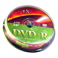 (VSDVDPRCB1001) Диск DVD+R VS 4.7 Gb, 16x, Cake Box (10), (10/200) (20533)