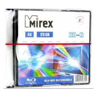(UL141002A4S) Диск BD-R Mirex 25 Gb, 4x, Slim Case (1), (1/50) (208402)