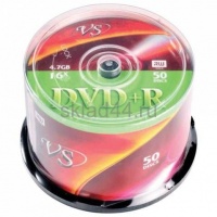 (VSDVDPRB5003) Диск DVD+R VS 4.7 Gb, 16x, Bulk (50), (50/600) (20502) (VSDVDPRB5003) Диск DVD+R VS 4.7 Gb, 16x, Bulk (50), (50/600) (20502)