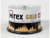 (UL120054A8B) Диск CD-R Mirex 700 Mb, 24х, Gold, Cake Box (50), (50/300) (201793)