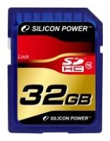 (SP032GBSDH010V10) Флеш карта SD 32GB Silicon Power SDHC Class 10