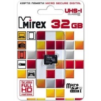 (13612-MCSUHS32) Флеш карта microSD 32GB Mirex microSDHC Class 10 UHS-I