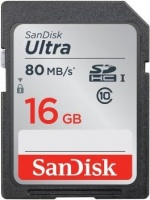 (SDSDUNC-016G-GN6IN) Флеш карта SD 16GB SanDisk SDHC Class 10 UHS-I Ultra 80MB/s (SDSDUNC-016G-GN6IN) Флеш карта SD 16GB SanDisk SDHC Class 10 UHS-I Ultra 80MB/s