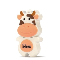 (13600-KIDCWP16) Флеш накопитель 16GB Mirex Cow, USB 2.0, Персиковый