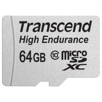 (TS64GUSDXC10V) Флеш карта microSD 64GB Transcend microSDXC Class 10  (SD адаптер) ,MLC