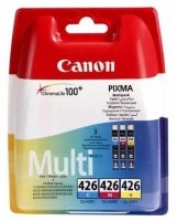 (4557B006) Набор картриджей Canon CLI-426 многоцветный,  3 картриджа (CLI-426 CMYкомплект)