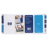 (C4821A) Печатающая головка HP 80 голубая, со средством очистки (4400 стр) (C4821A) Печатающая головка HP 80 голубая, со средством очистки (4400 стр)