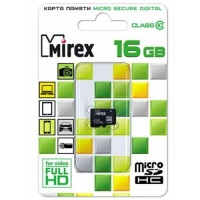 (13612-MC10SD16) Флеш карта microSD 16GB Mirex microSDHC Class 10 (13612-MC10SD16) Флеш карта microSD 16GB Mirex microSDHC Class 10