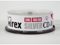 (UL120055A8M) Диск CD-R Mirex 700 Mb, 24х, Silver, Cake Box (25), (25/300) (201878) (UL120055A8M) Диск CD-R Mirex 700 Mb, 24х, Silver, Cake Box (25), (25/300) (201878)