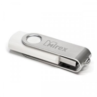 (13600-FMUSWT32) Флеш накопитель 32GB Mirex Swivel, USB 2.0, Белый