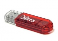 (13600-FMURDE04) Флеш накопитель 4GB Mirex Elf, USB 2.0, Красный