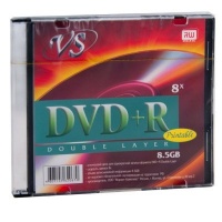 (VSDVDPRDLSLPR01) Диск DVD+R VS 8,5 GB, 8x Double Layer, Slim Case (1), Ink Printable (1/200) (20670 (VSDVDPRDLSLPR01) Диск DVD+R VS 8,5 GB, 8x Double Layer, Slim Case (1), Ink Printable (1/200) (20670