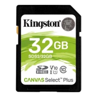 (SDS2/32GB) Флеш карта SD 32GB Kingston SDHC Class 10 UHS-I U1 V10  Canvas Select Plus 100Mb/s